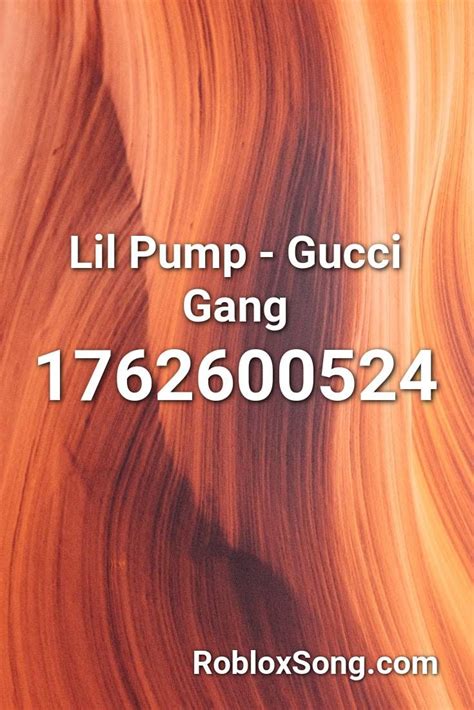 lil pump Gucci gang song id